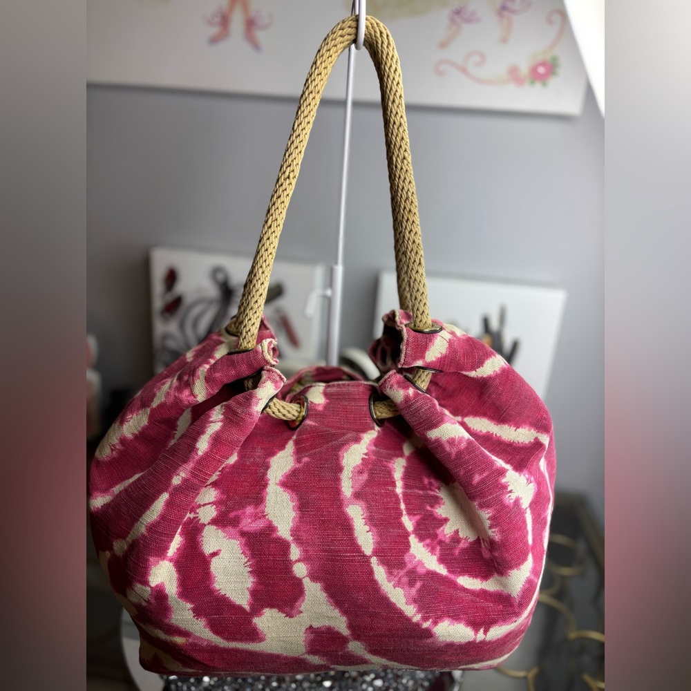 Michael Kors Marina large tie-dye canvas tote EUC - Picture 4 of 13